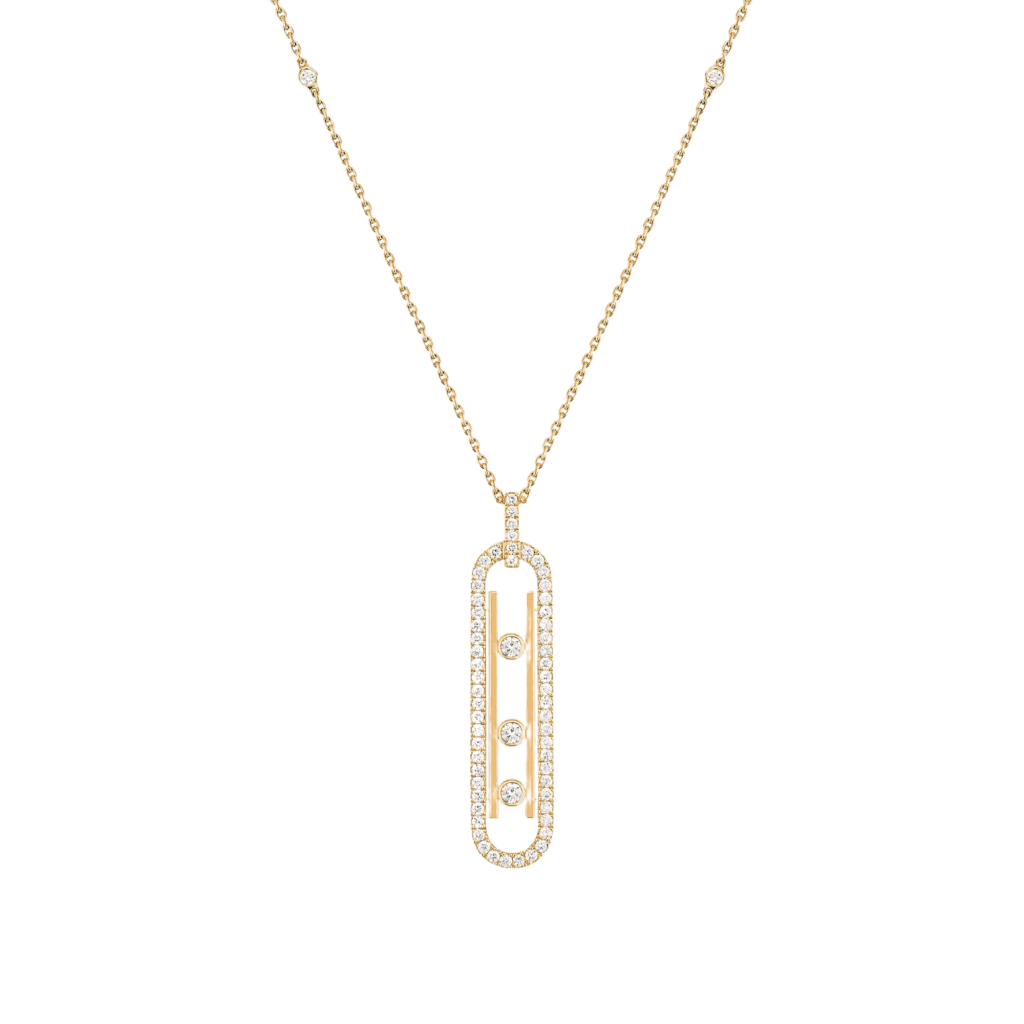 Messika Move 10th collier geelgoud met diamant - 10032-YG - #1