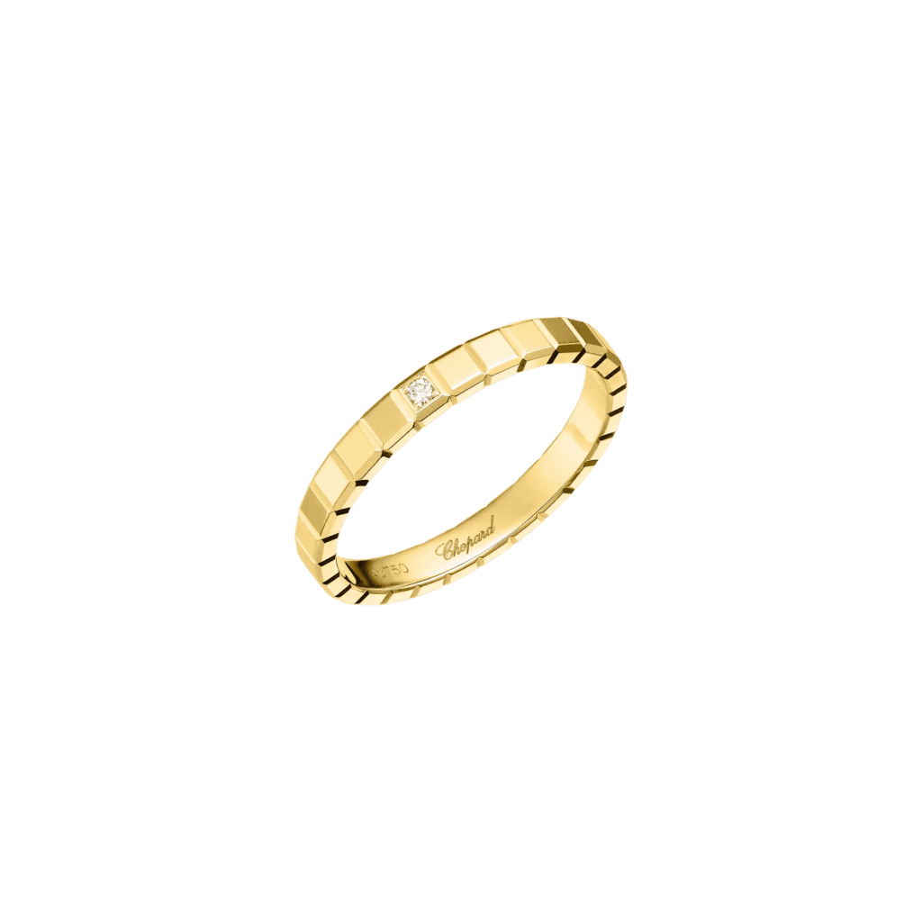 Chopard Ice Cube Mini ring geelgoud met diamant - 827702-0230 - #1