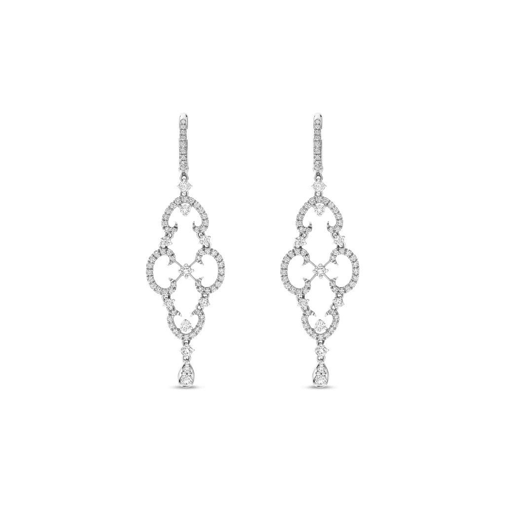 Schaap en Citroen Diamonds oorsieraad witgoud met diamant - #3