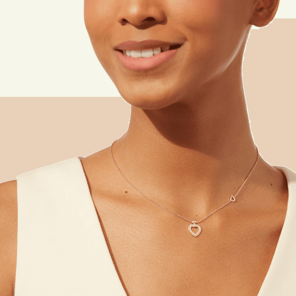 Fred Pretty Woman collier roodgoud met diamant - 7B0257-000 - #4
