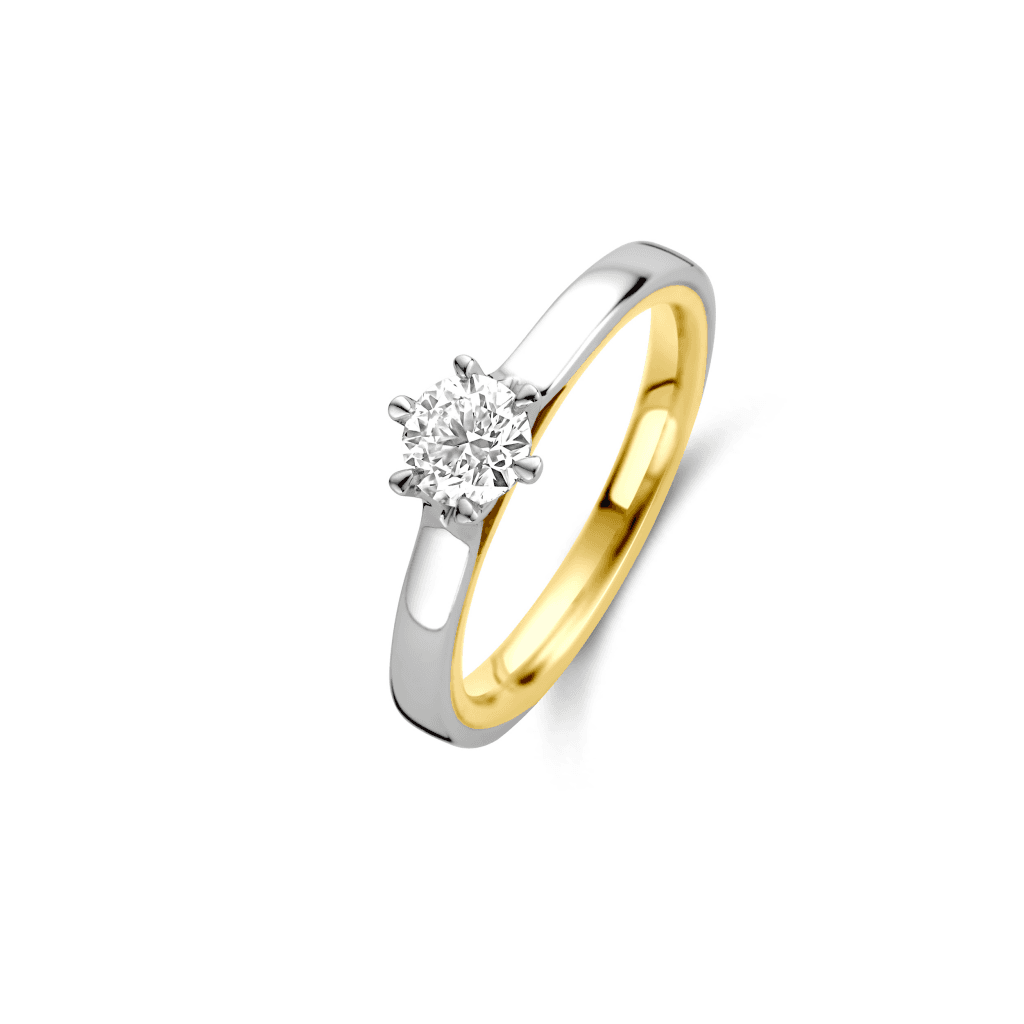 Schaap en Citroen Diamonds ring geelgoud met diamant - #1