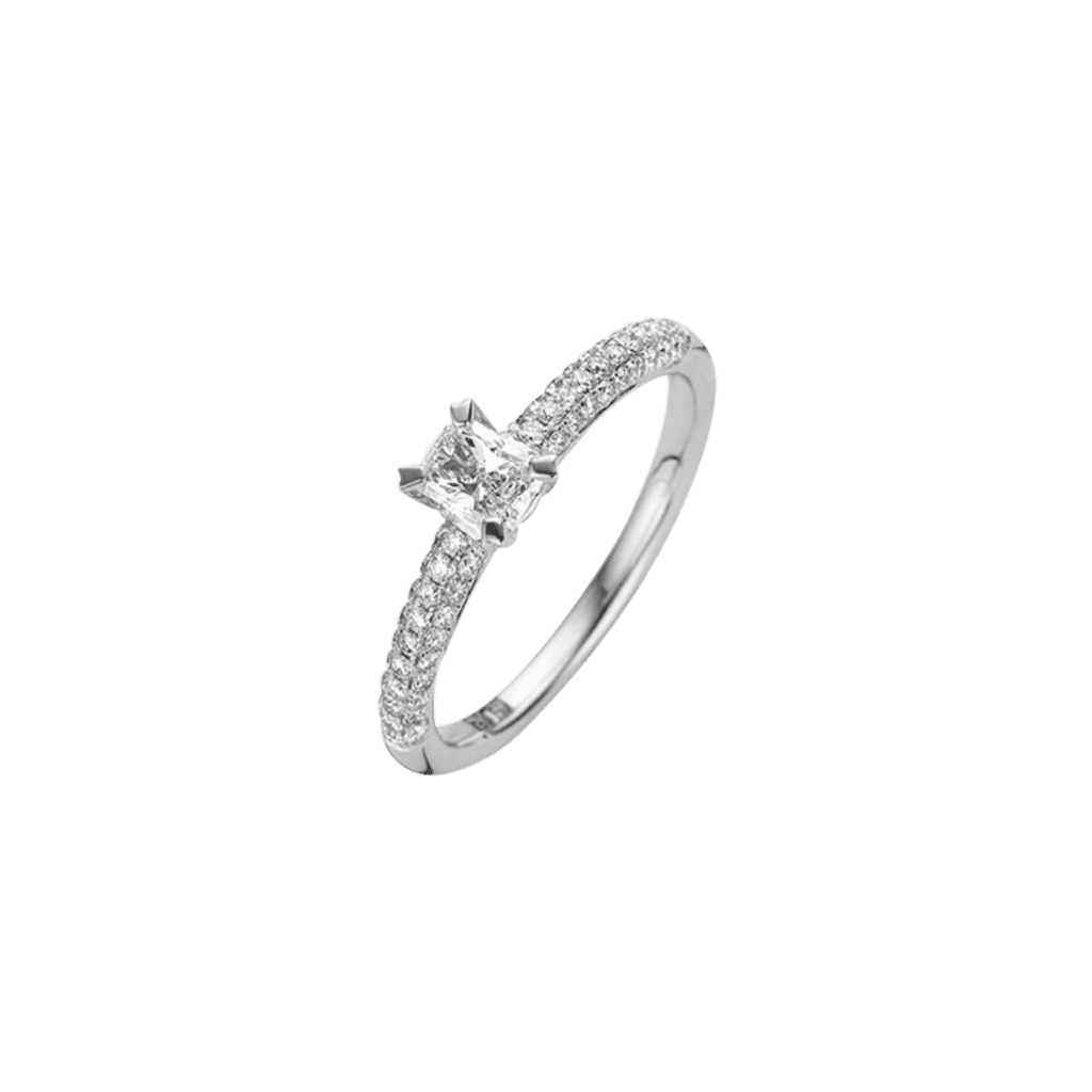 Schaap en Citroen Diamonds ring witgoud met diamant - #1