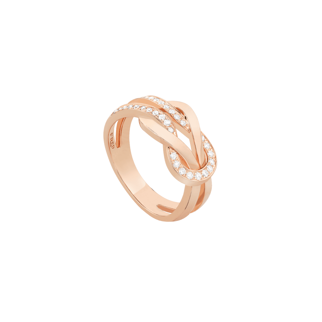 Fred Chance Infinie ring roodgoud met diamant - 4B0868-000 - #1