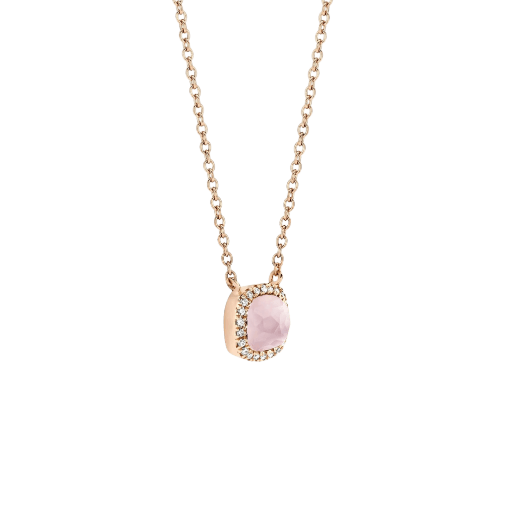 Tirisi Jewelry Milano Sweeties collier roodgoud met diamant - TP9152PQP - #3