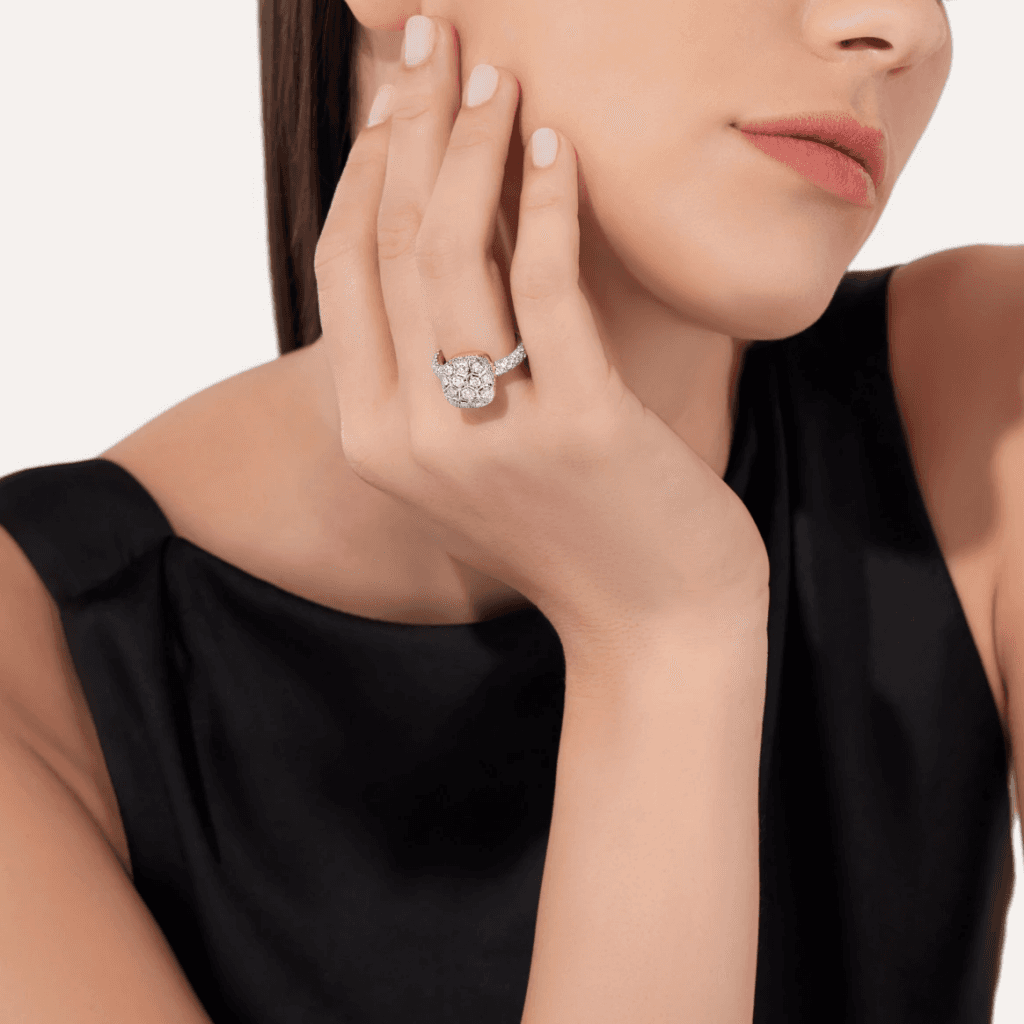 Pomellato Nudo Solitaire ring roodgoud met diamant - PAB7041 O6000 DB000 - #6