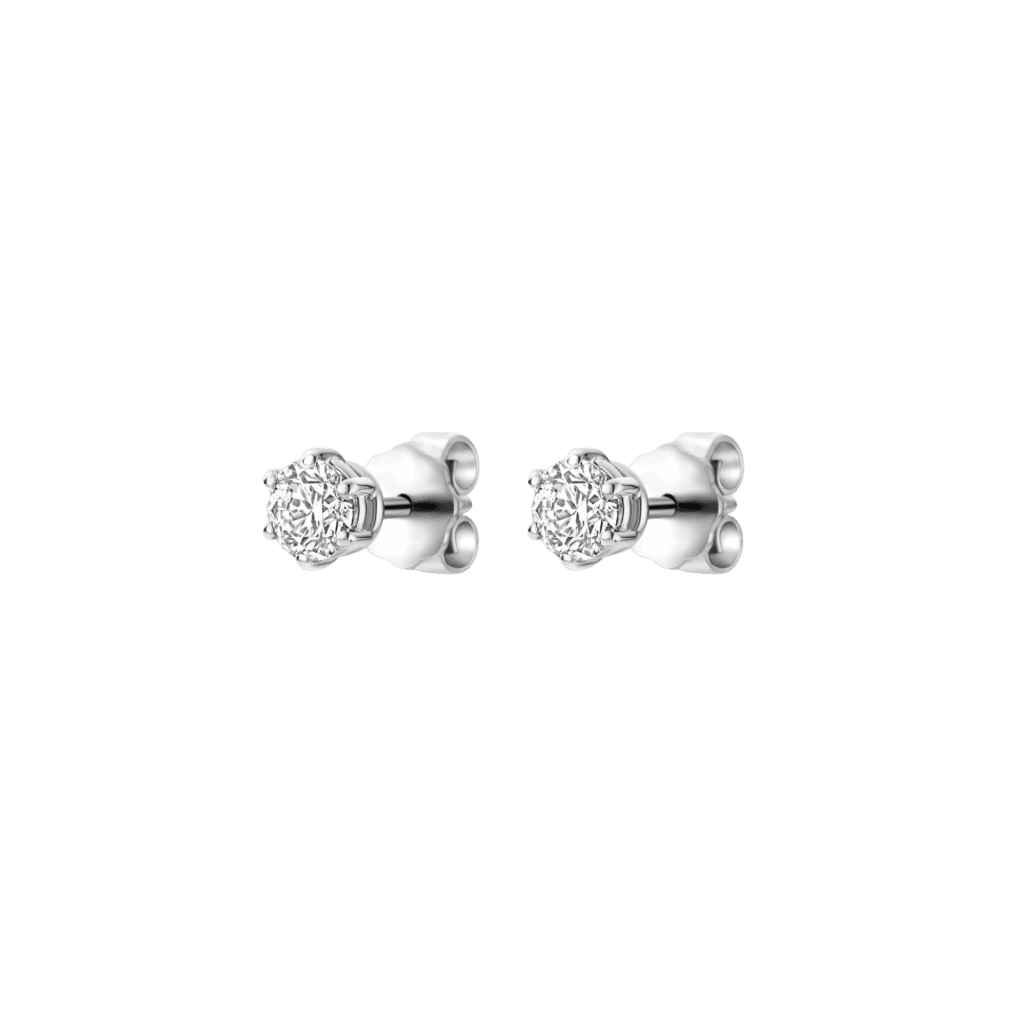 Schaap en Citroen Diamonds oorsieraad witgoud met diamant - #2