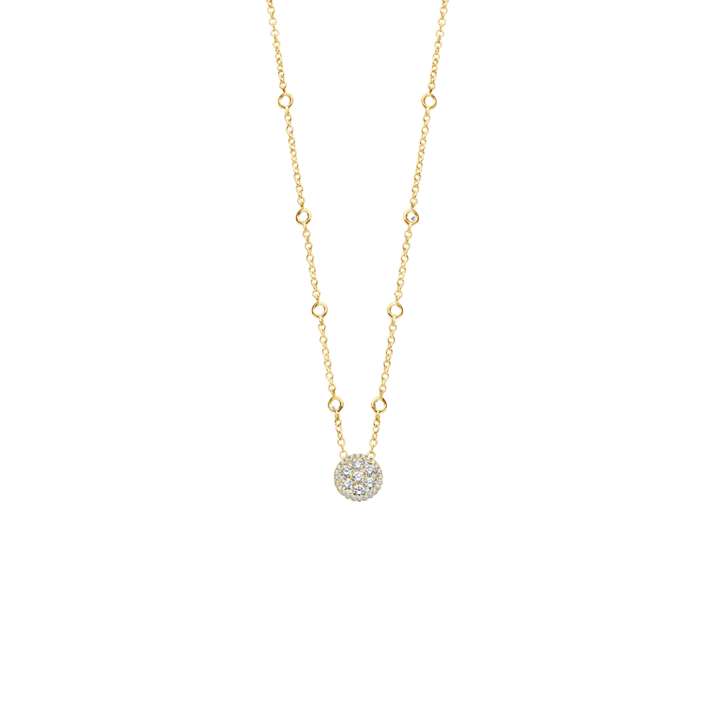 Schaap en Citroen Diamonds collier geelgoud - #1