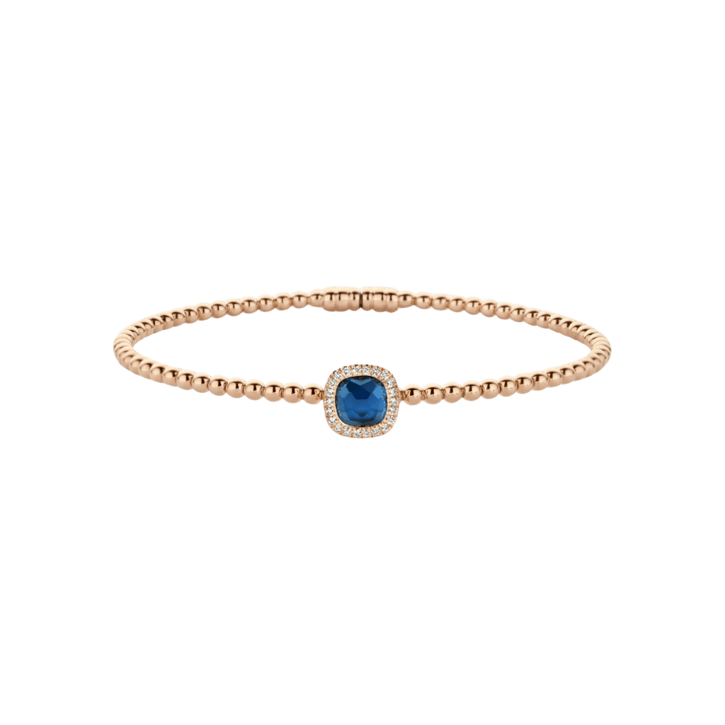 Tirisi Jewelry Milano Tre armband roodgoud met diamant - TB2181-1LBTP - #1