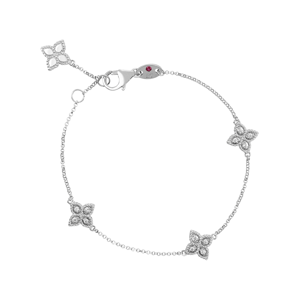 Roberto Coin Princess Flower armband witgoud met diamant - ADR777BR1093 - #2