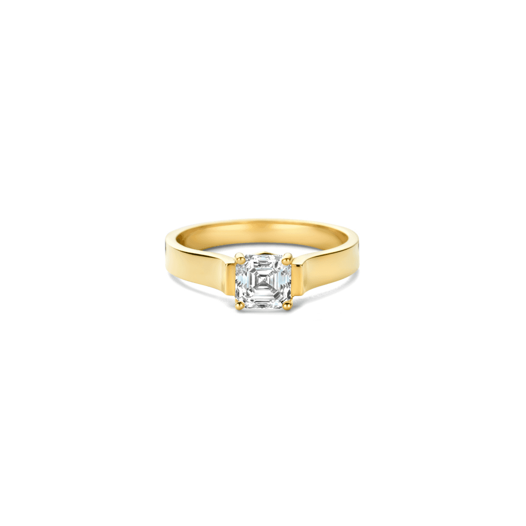 Royal Asscher Celeste ring geelgoud met diamant - R.111.RAC.YG18.40 HRD - #2
