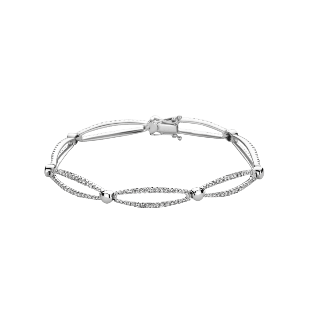Schaap en Citroen Diamonds armband witgoud met diamant - #1
