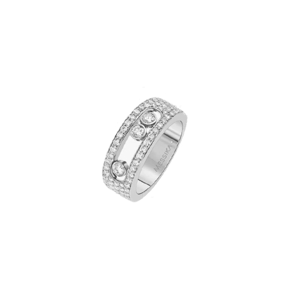 Messika Move Joaillerie ring witgoud met diamant - 4703-WG - #1
