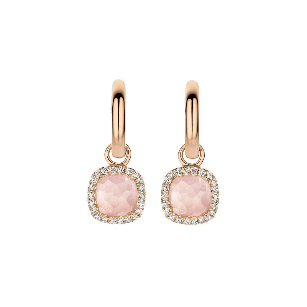 Tirisi Jewelry Milano Sweeties oorsieraad roodgoud met diamant - TE9317PQP - #1