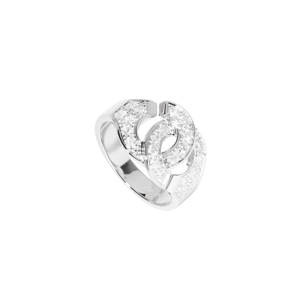 dinh van Menottes dinh van ring witgoud met diamant - 267104 - #1