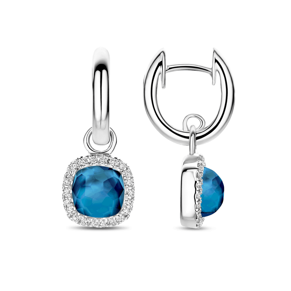 Tirisi Jewelry Milano Sweeties oorsieraad witgoud met diamant - TE9317LBTW - #2