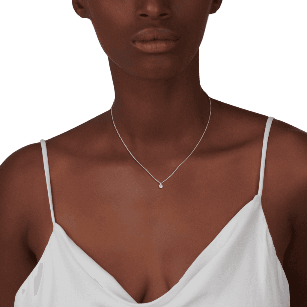 Schaap en Citroen Diamonds SC 125 Collection collier platina met diamant - #5