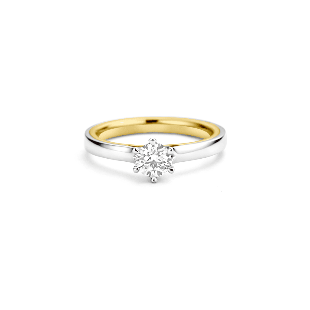 Schaap en Citroen Diamonds ring geelgoud met diamant - #4