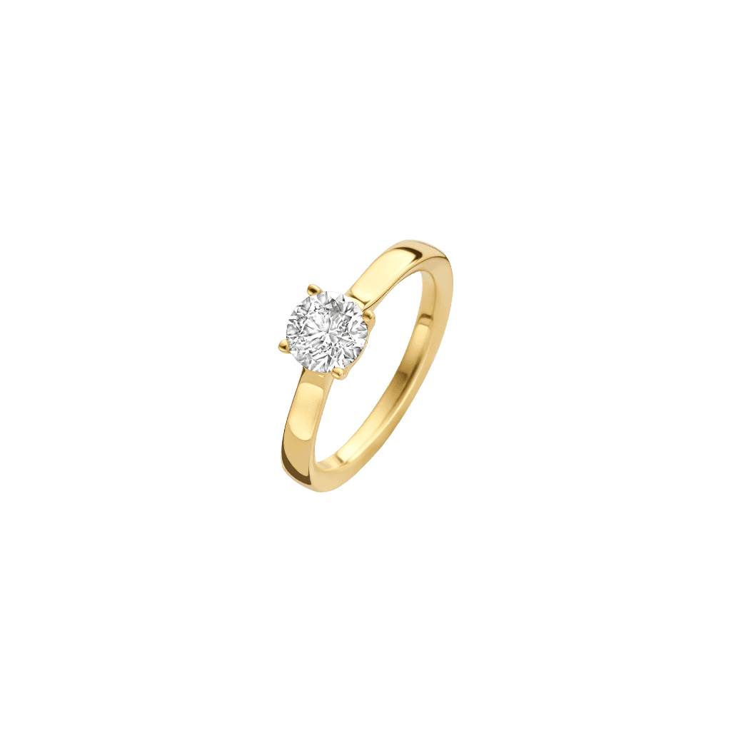 Schaap en Citroen Diamonds ring geelgoud met diamant - #2