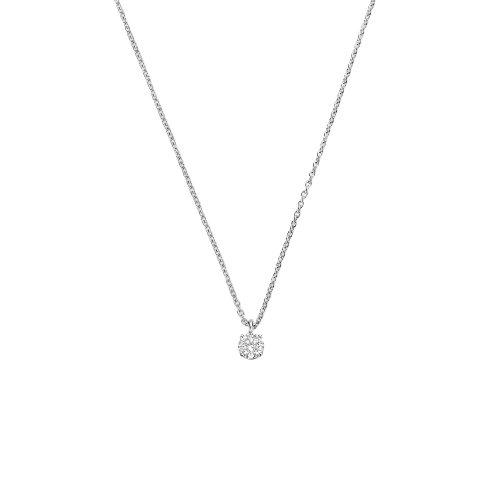 Schaap en Citroen Diamonds collier witgoud met diamant - #1