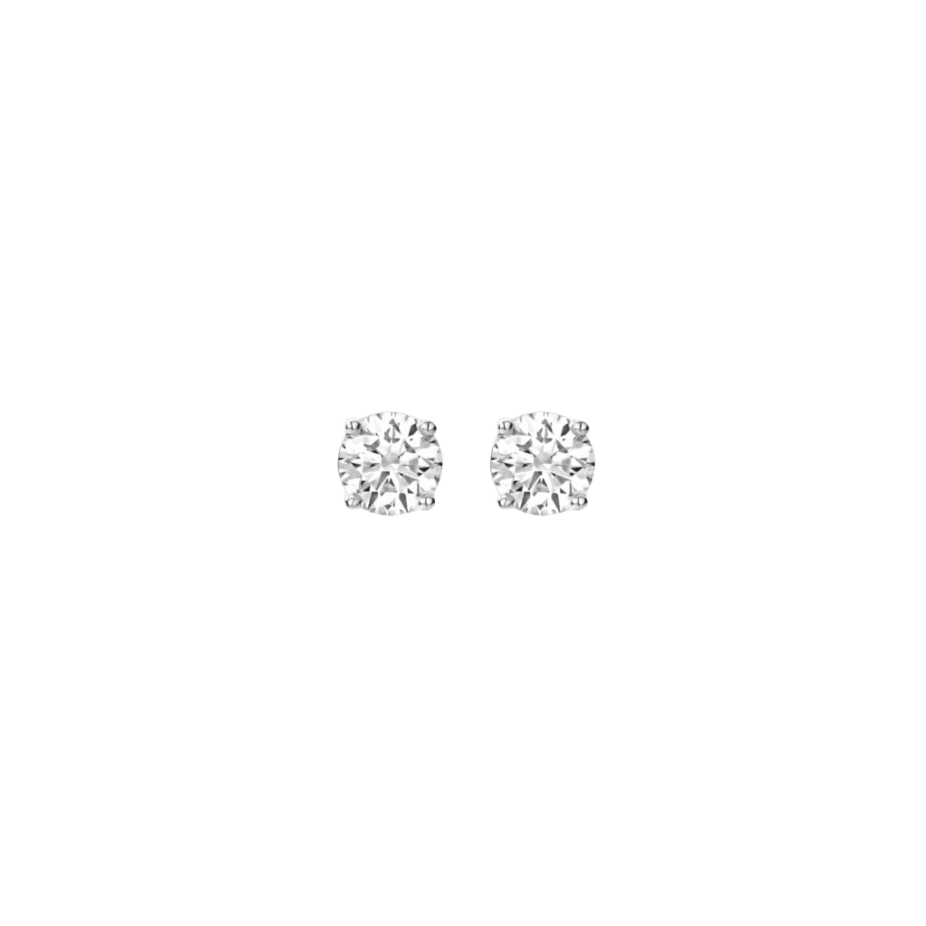 Schaap en Citroen Diamonds oorsieraad witgoud met diamant - #1