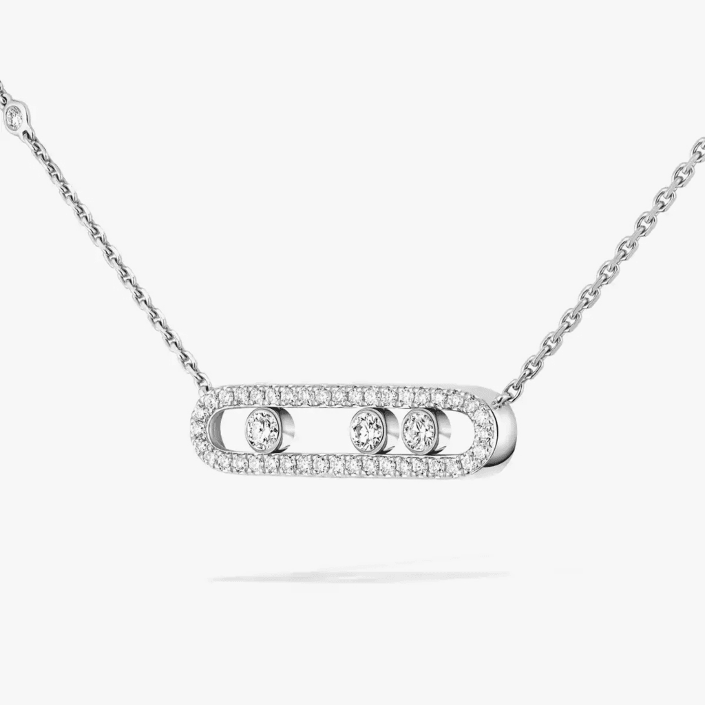 Messika collier witgoud met diamant - 4322-WG - #4