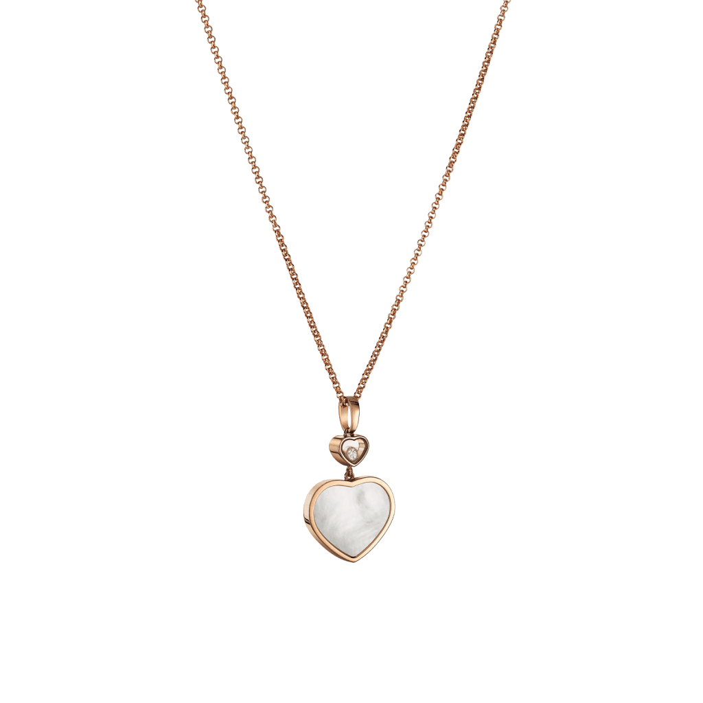 Chopard Happy Diamonds Happy Hearts collier roodgoud met diamant - 797482-5301 - #4