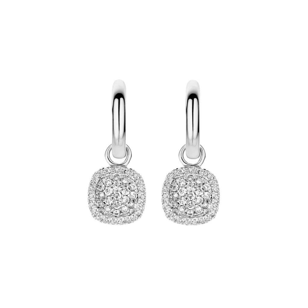 Tirisi Jewelry Milano Sweeties oorsieraad witgoud met diamant - TE9324DW - #1