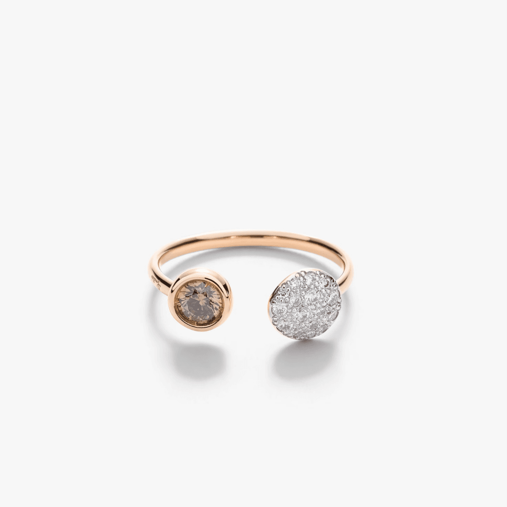 Pomellato Sabbia ring roodgoud met diamant - PAC3050 O7WHR DB0BR - #2