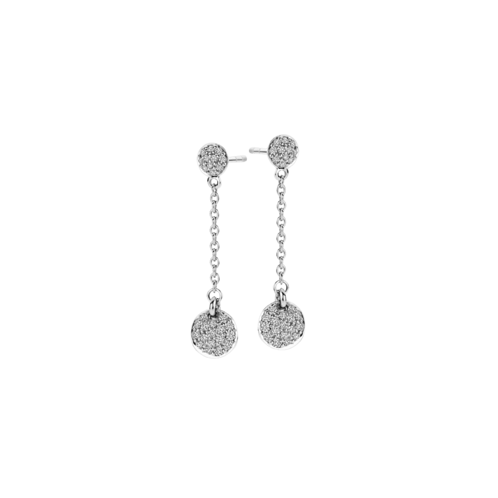 Schaap en Citroen Diamonds oorsieraad witgoud met diamant - #1