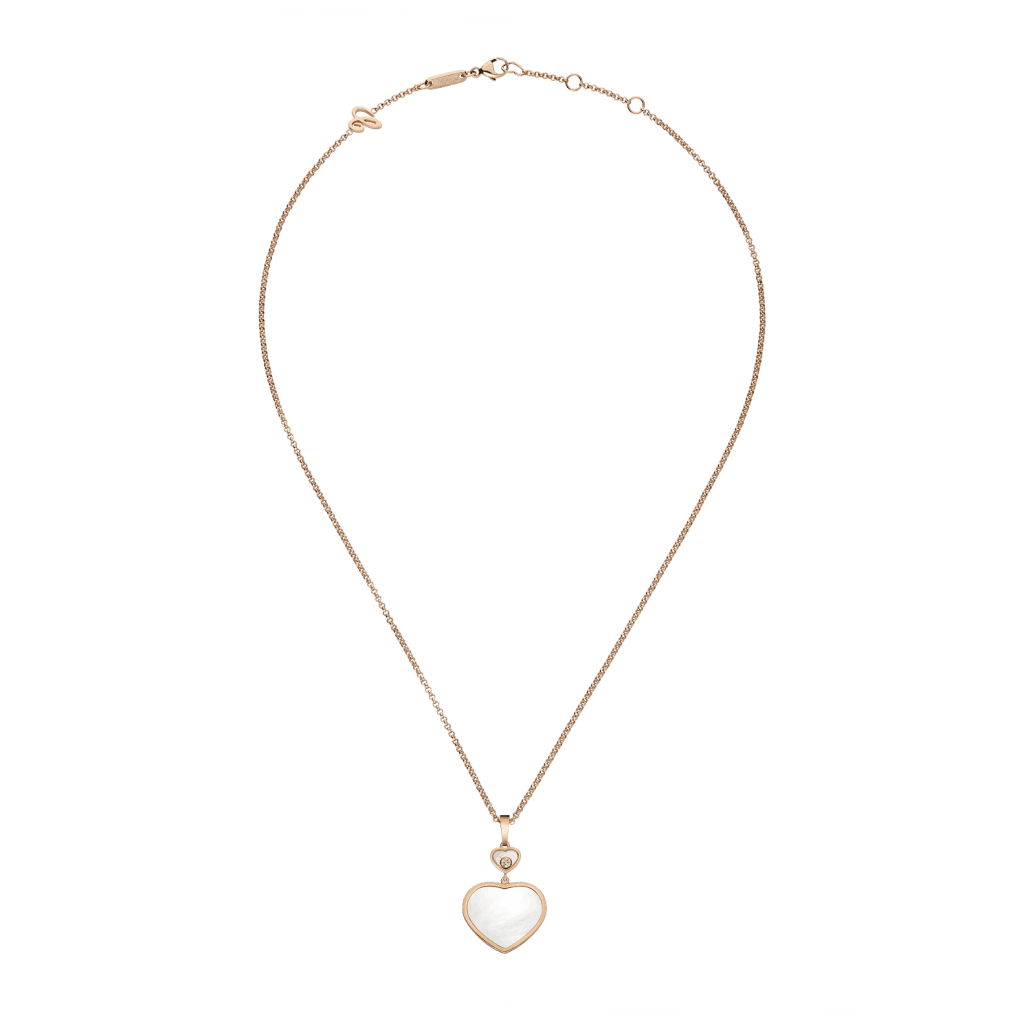 Chopard Happy Diamonds Happy Hearts collier roodgoud met diamant - 797482-5301 - #2