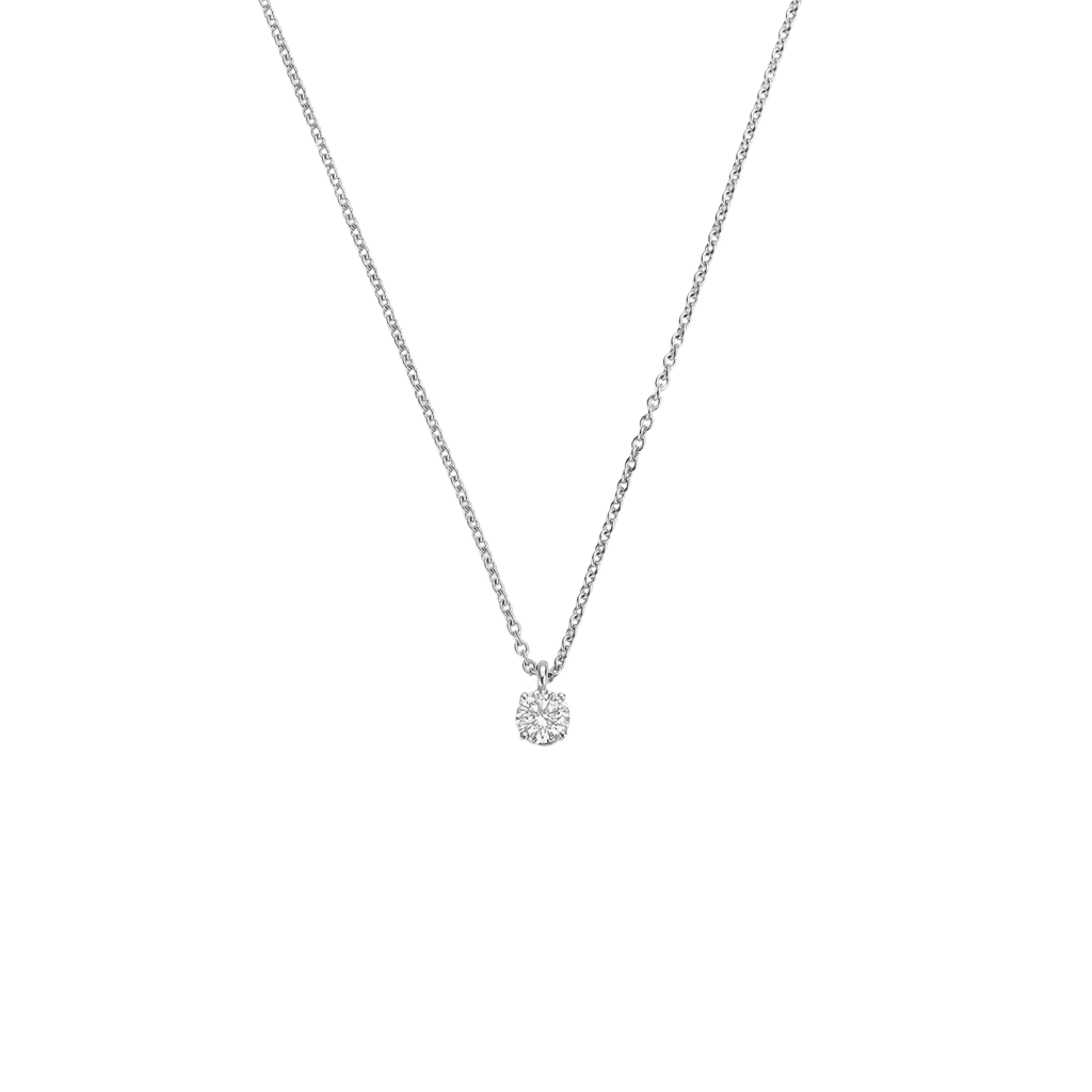 Schaap en Citroen Diamonds collier witgoud met diamant - #1