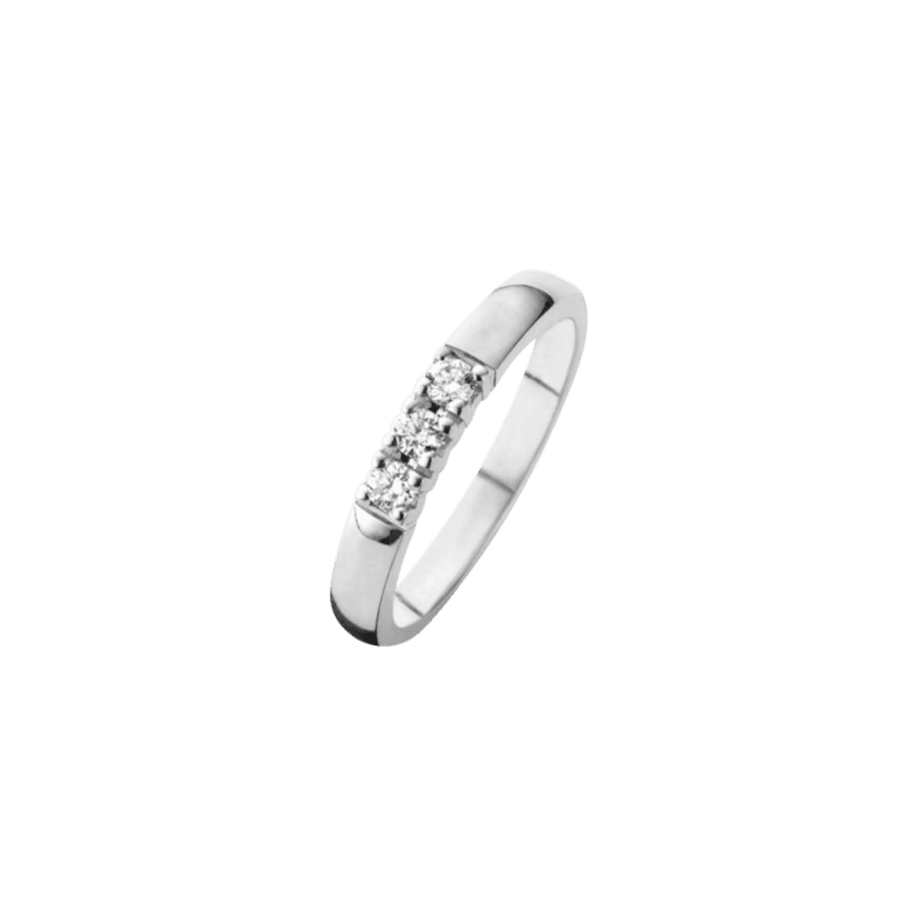 Schaap en Citroen Diamonds ring witgoud met diamant - #1
