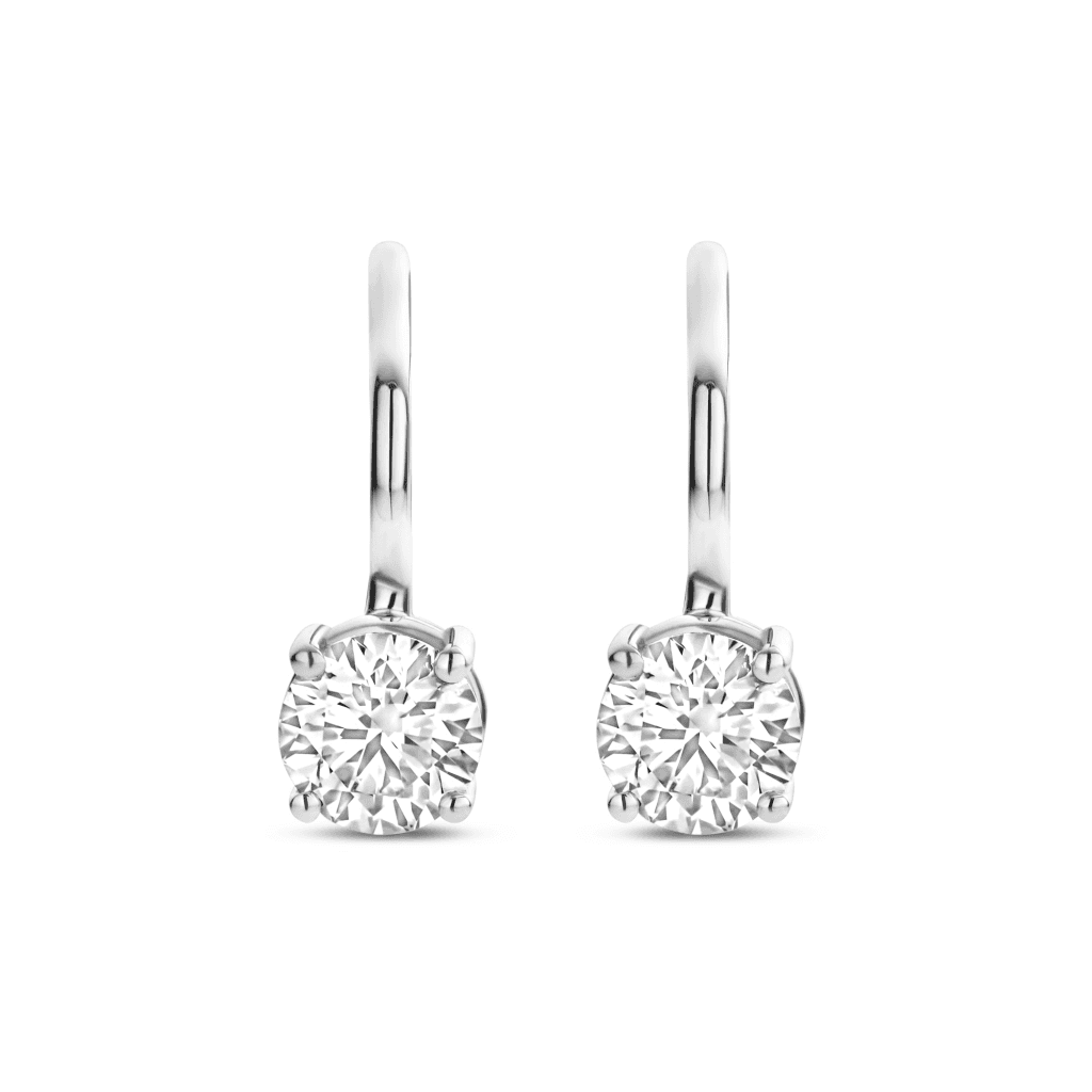 Schaap en Citroen Diamonds oorsieraad witgoud met diamant - #2