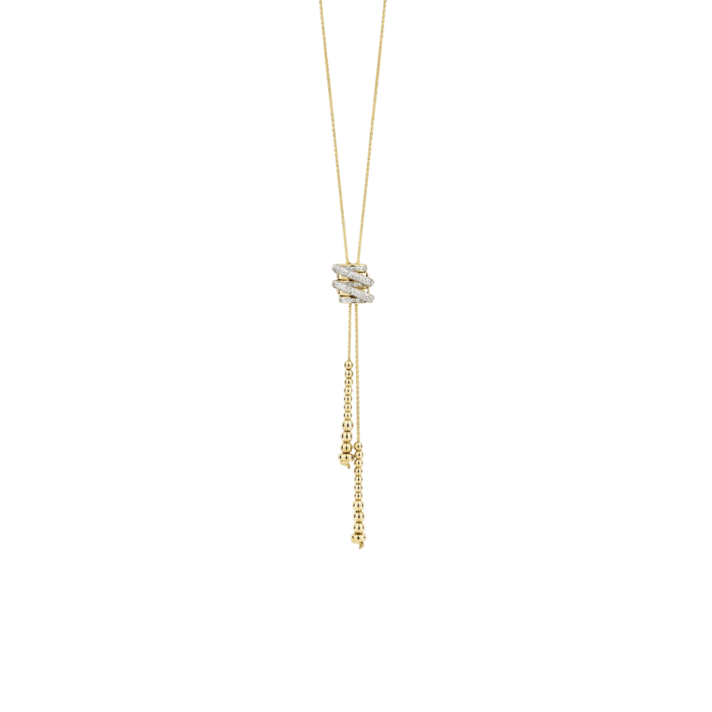 Tirisi Jewelry Amsterdam Swirl collier geelgoud - TN2139D(2T) - #1