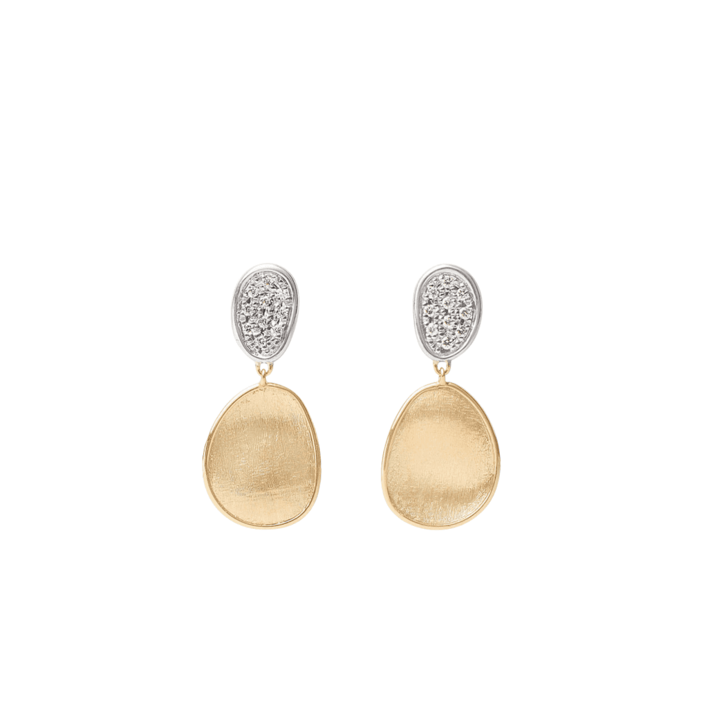 Marco Bicego Lunaria oorsieraad geelgoud met diamant - OB1751-B - #1