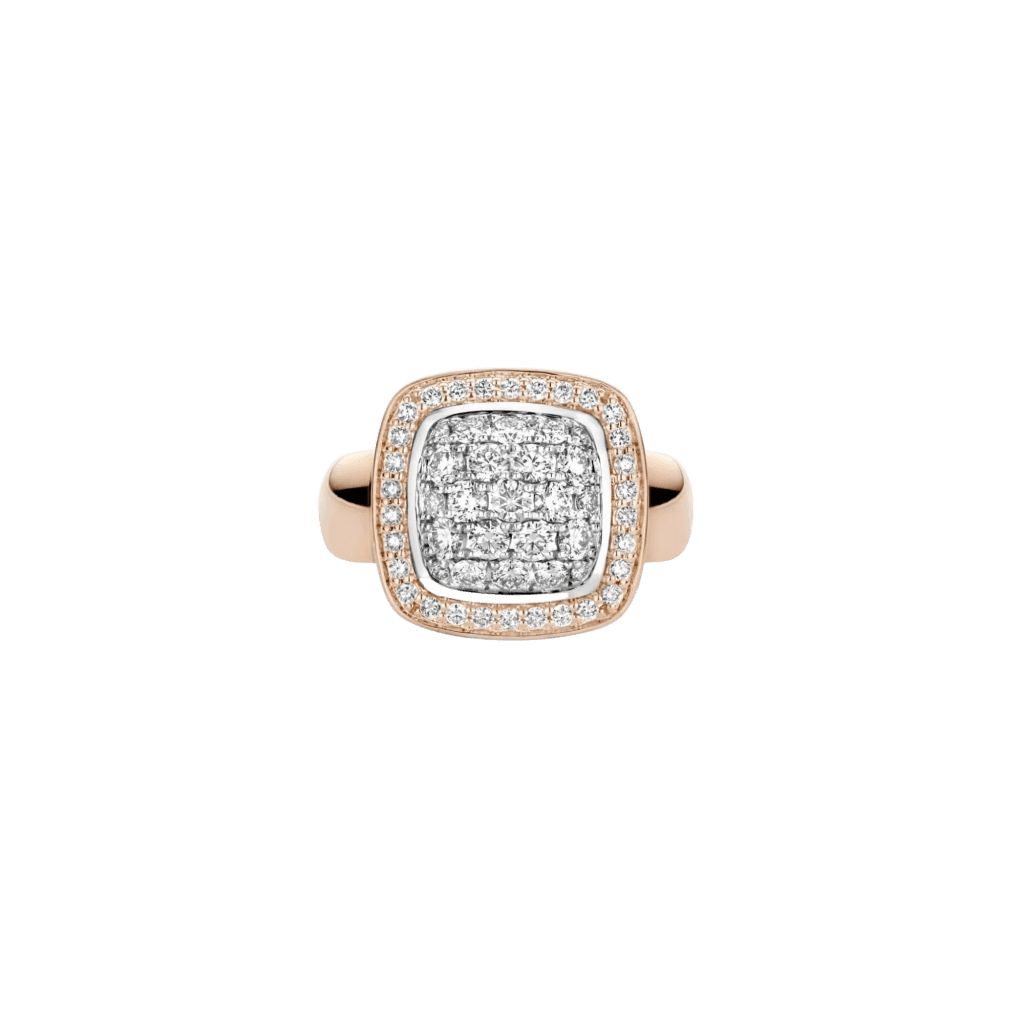 Tirisi Jewelry Milano Exclusive ring roodgoud met diamant - TR9768D(2P) - #2