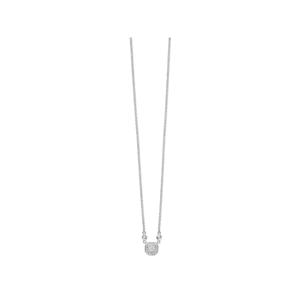 Royal Asscher 74 Collection collier witgoud - P.74.2220.RAC.18WG.1 HRD - #2