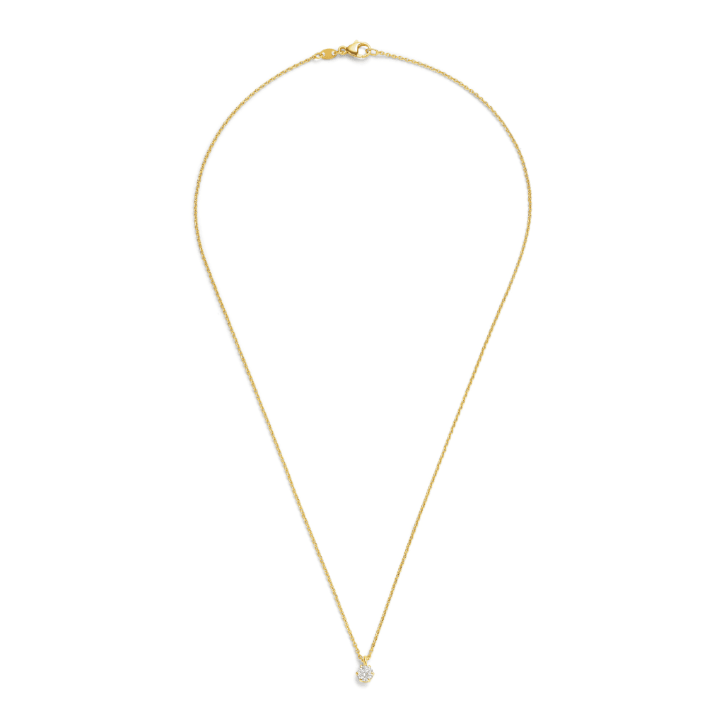 Schaap en Citroen Diamonds collier geelgoud met diamant - #4