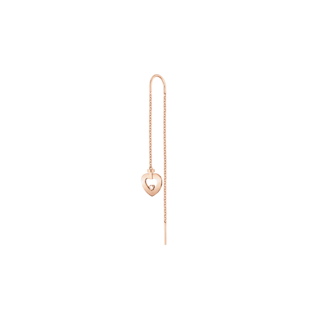 Fred Pretty Woman oorsieraad roodgoud met diamant - 8B0314-000 - #1
