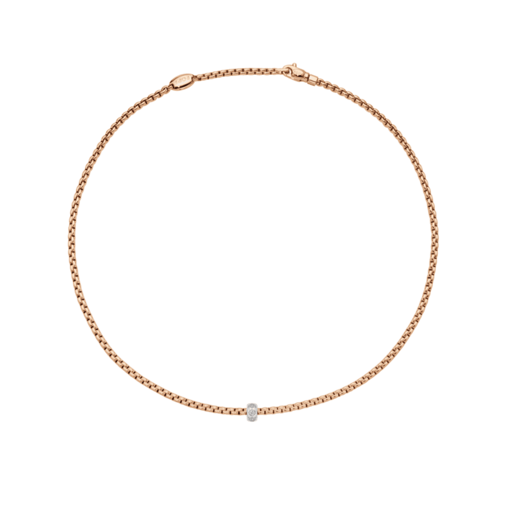 FOPE Eka collier roodgoud met diamant - 73101CX_BB_R_XBX_043 - #2