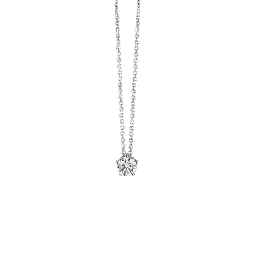 Schaap en Citroen Diamonds collier witgoud met diamant - #1
