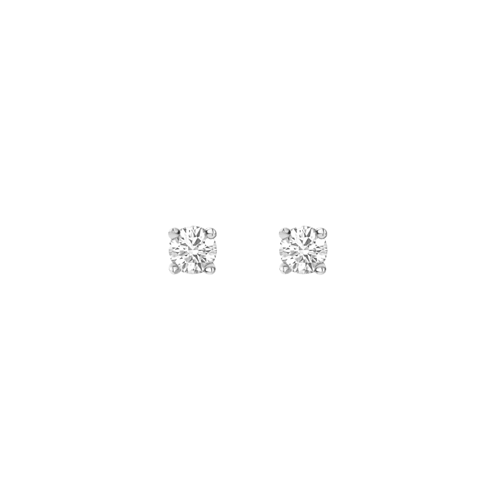 Schaap en Citroen Diamonds oorsieraad witgoud met diamant - #1