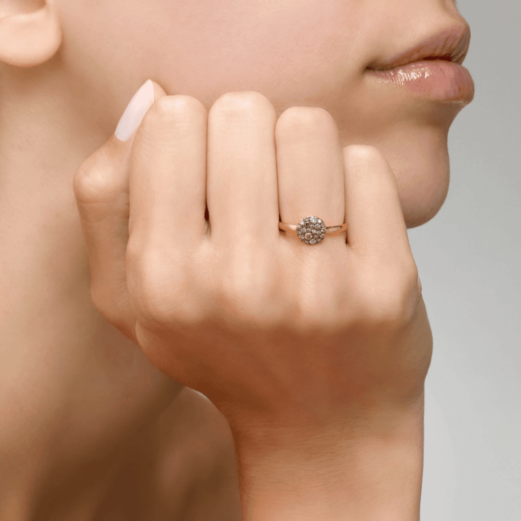 Pomellato Sabbia ring roodgoud met diamant - PAB4070 O7000 DBR00 - #4