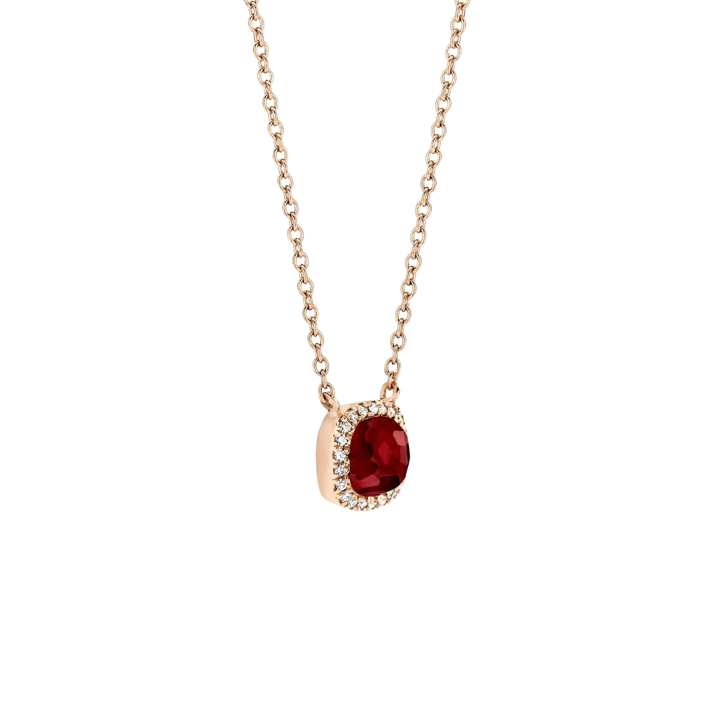 Tirisi Jewelry Milano Sweeties collier roodgoud met diamant - TP9152RUP - #3