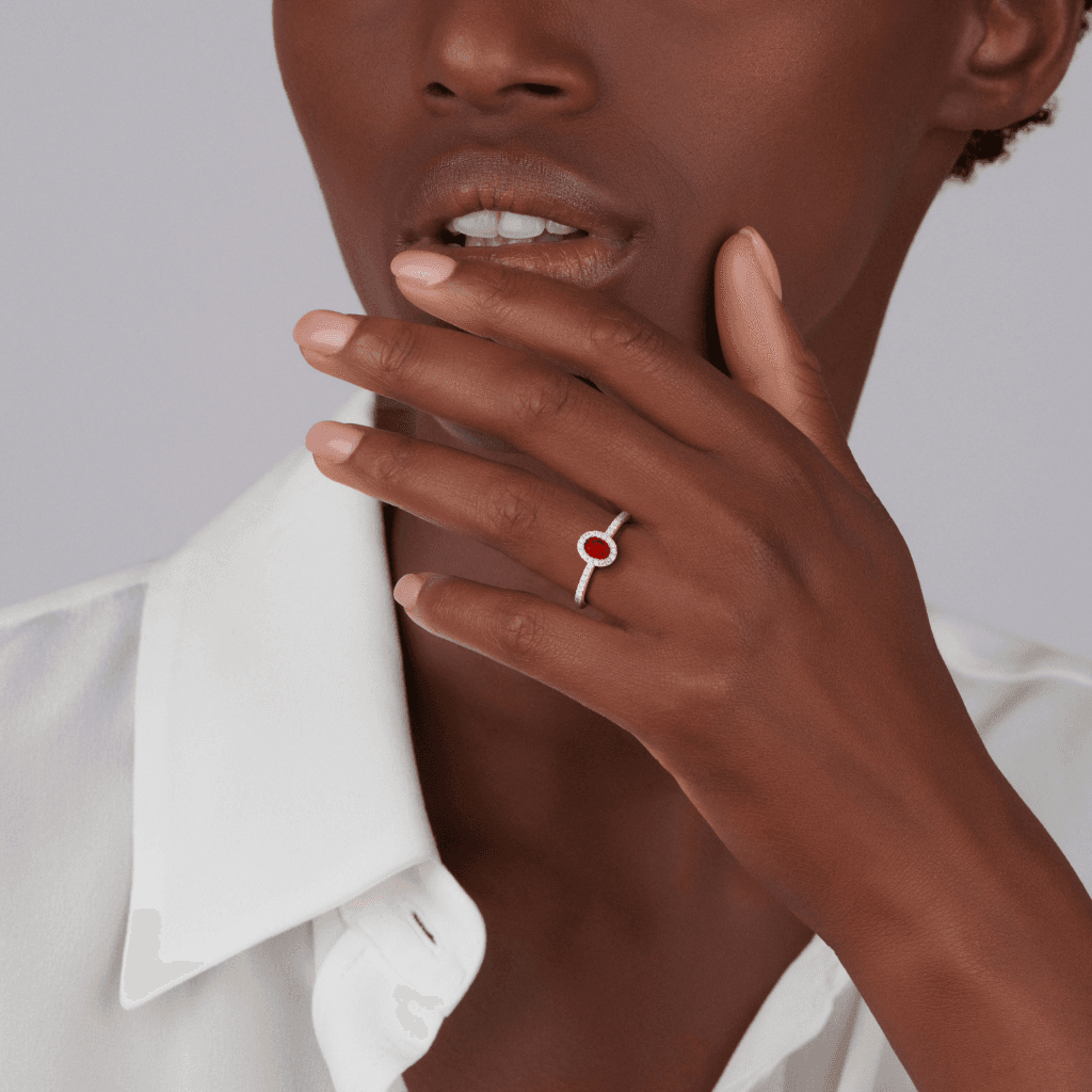 Schaap en Citroen Colours ring witgoud met diamant - #2