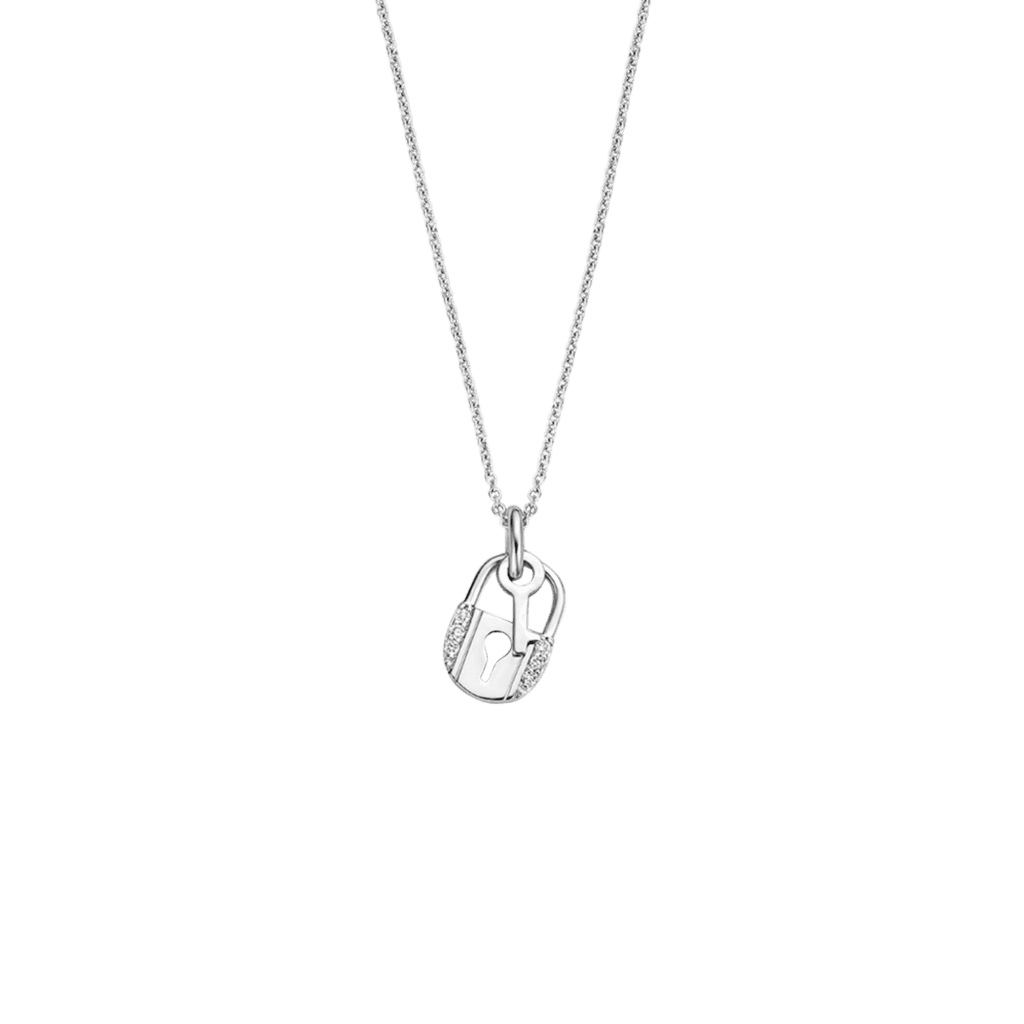 Schaap en Citroen Diamonds collier witgoud met diamant - #1