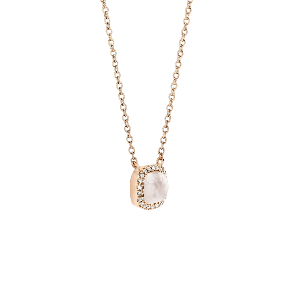 Tirisi Jewelry Milano Sweeties collier roodgoud met diamant - TP9152WQP - #3