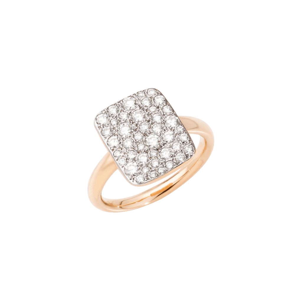 Pomellato Sabbia ring roodgoud met diamant - PAB9031 O7000 DB000 - #1