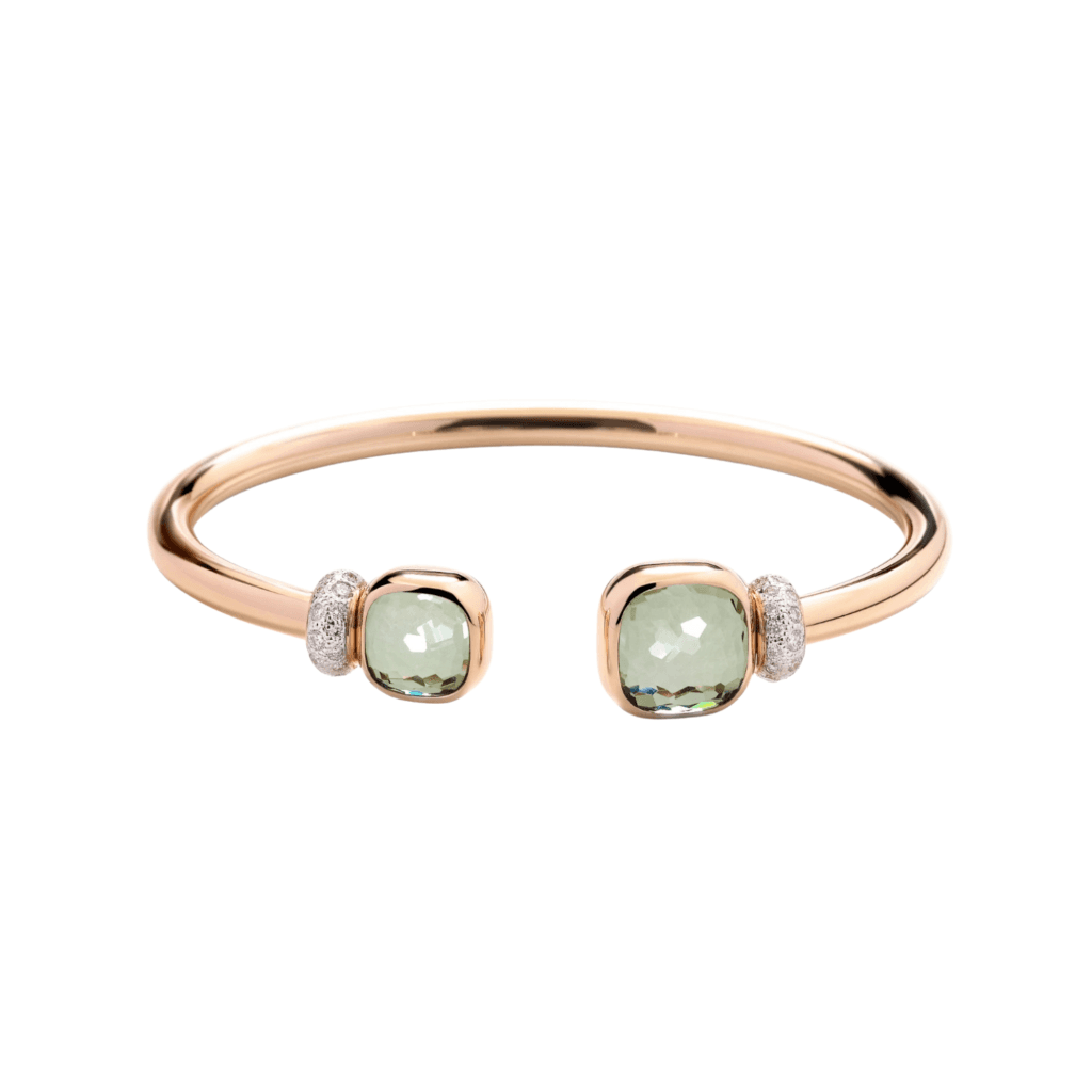 Pomellato Nudo Classic & petit armband roodgoud met diamant - PBC1006 O7WHR DB0PA - #3