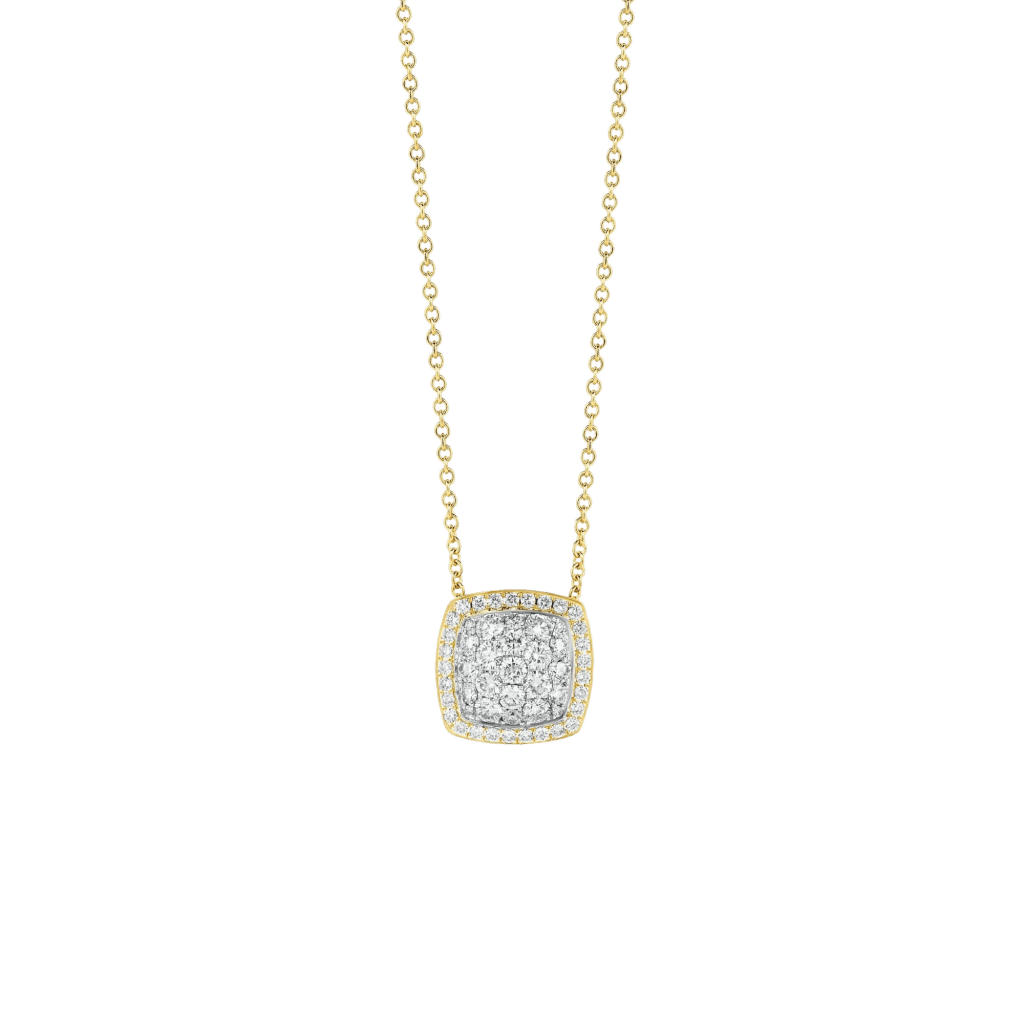 Tirisi Jewelry Milano Exclusive collier geelgoud met diamant - TP9177D(2T) - #1
